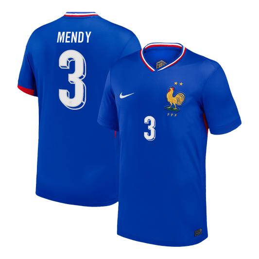 MENDY #3 France Home Soccer Jersey 2024