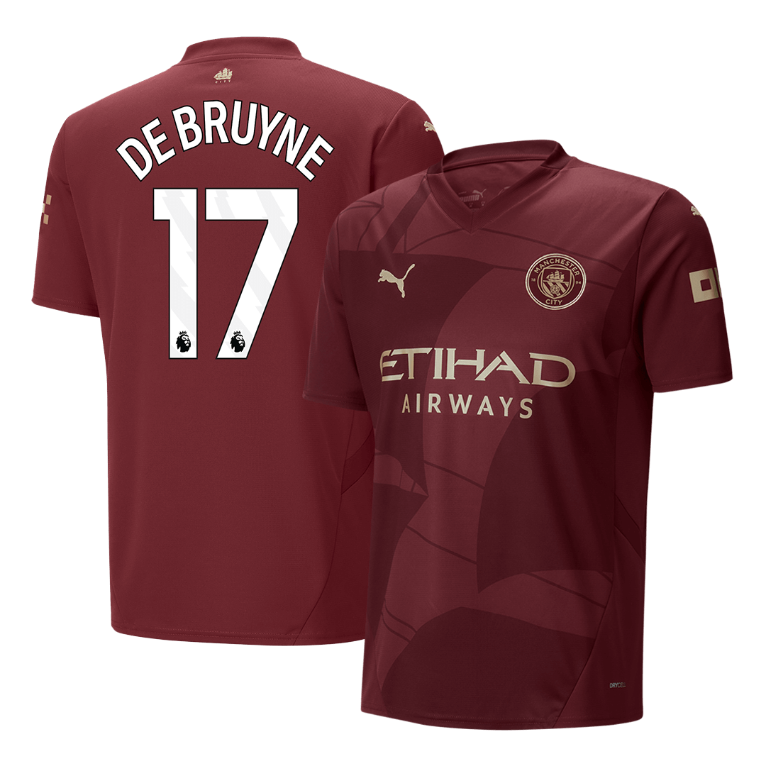 DE BRUYNE #17 Manchester City Third Away Soccer Jersey 2024