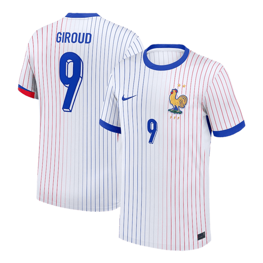 GIROUD #9 France Away Soccer Jersey EURO 2024