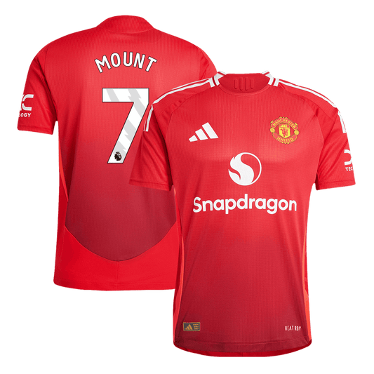 MOUNT #7 Manchester United Home Premium Soccer Jersey 2024/25