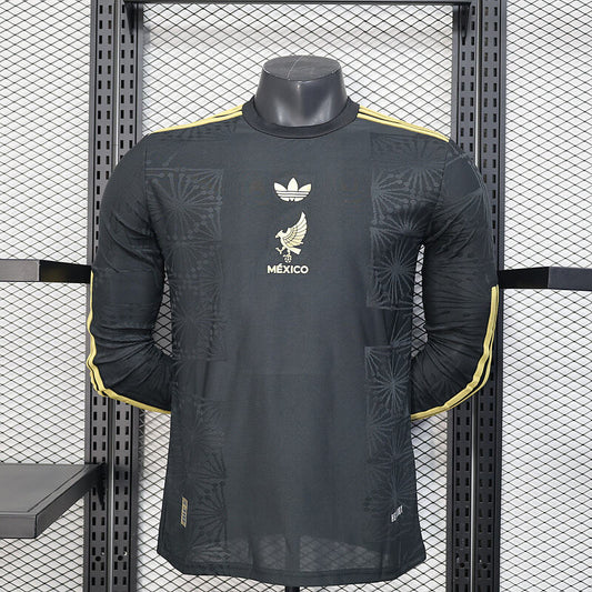 2025 Mexico black champion long sleeve Stadium Jersey
