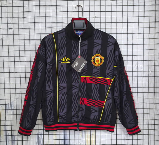 Manchester United 1993/94 Retro Windbreaker Black