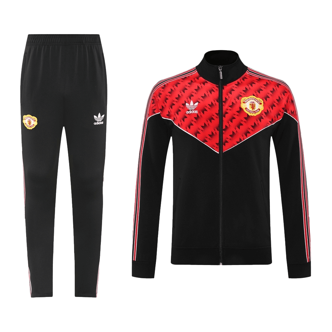 Manchester United Jacket Tracksuit 2025/26 Red-Black