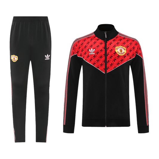Manchester United Jacket Tracksuit 2025/26 Red-Black