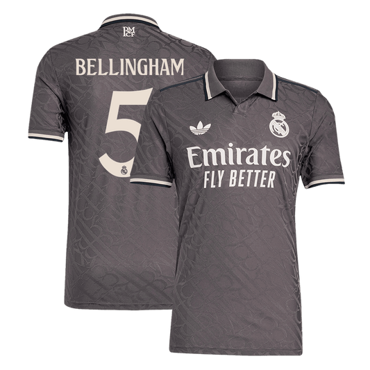 BELLINGHAM #5 Real Madrid Third Away Premium Soccer Jersey 2024/25