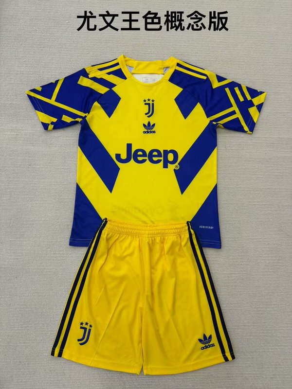25/26 Juventus Yellow Kids Fan Jersey