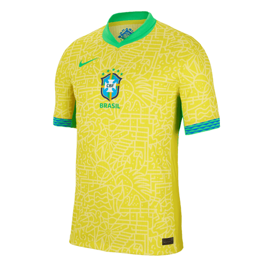 2024 Brazil Home Jersey Stadium Jersey