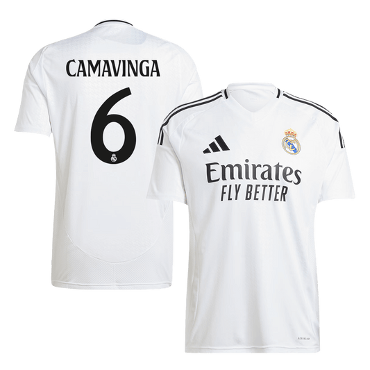 CAMAVINGA #6 Real Madrid Home Soccer Jersey 2024/25