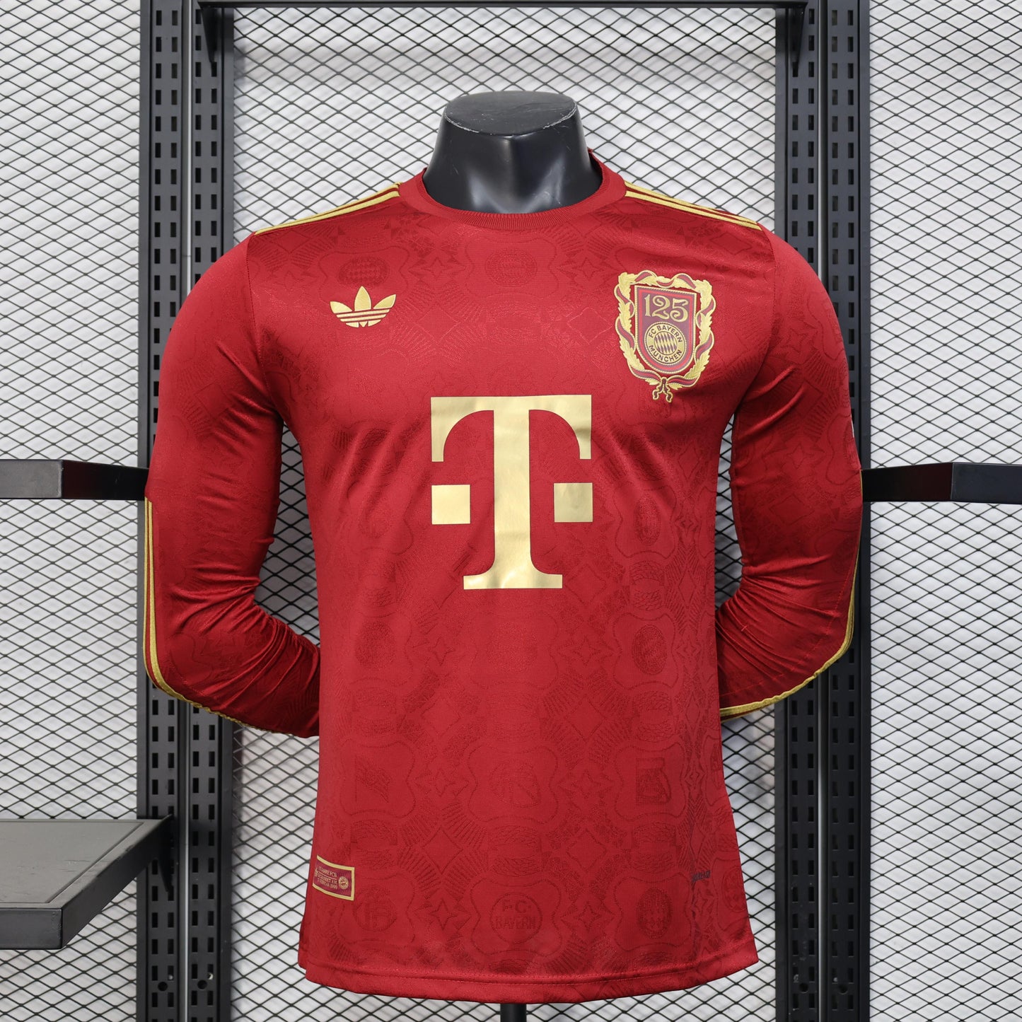 25/26 Bayern Munich 125th Anniversary Red long sleeve player Fan Jersey