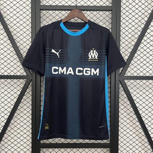 25/26 Marseille Away Soccer Fan Jersey