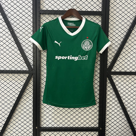 25/26 Palmeiras Home Green Women Soccer Fan Jersey