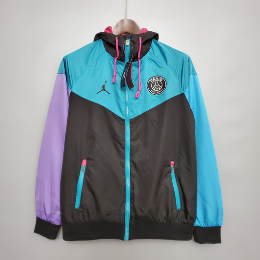 20/21 PSG Black Blue Purple Windbreaker