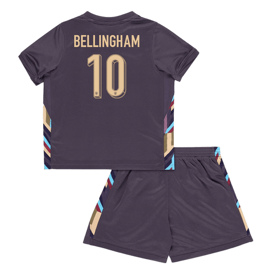 BELLINGHAM #10 England Away Kids Soccer Jerseys Kit EURO 2024