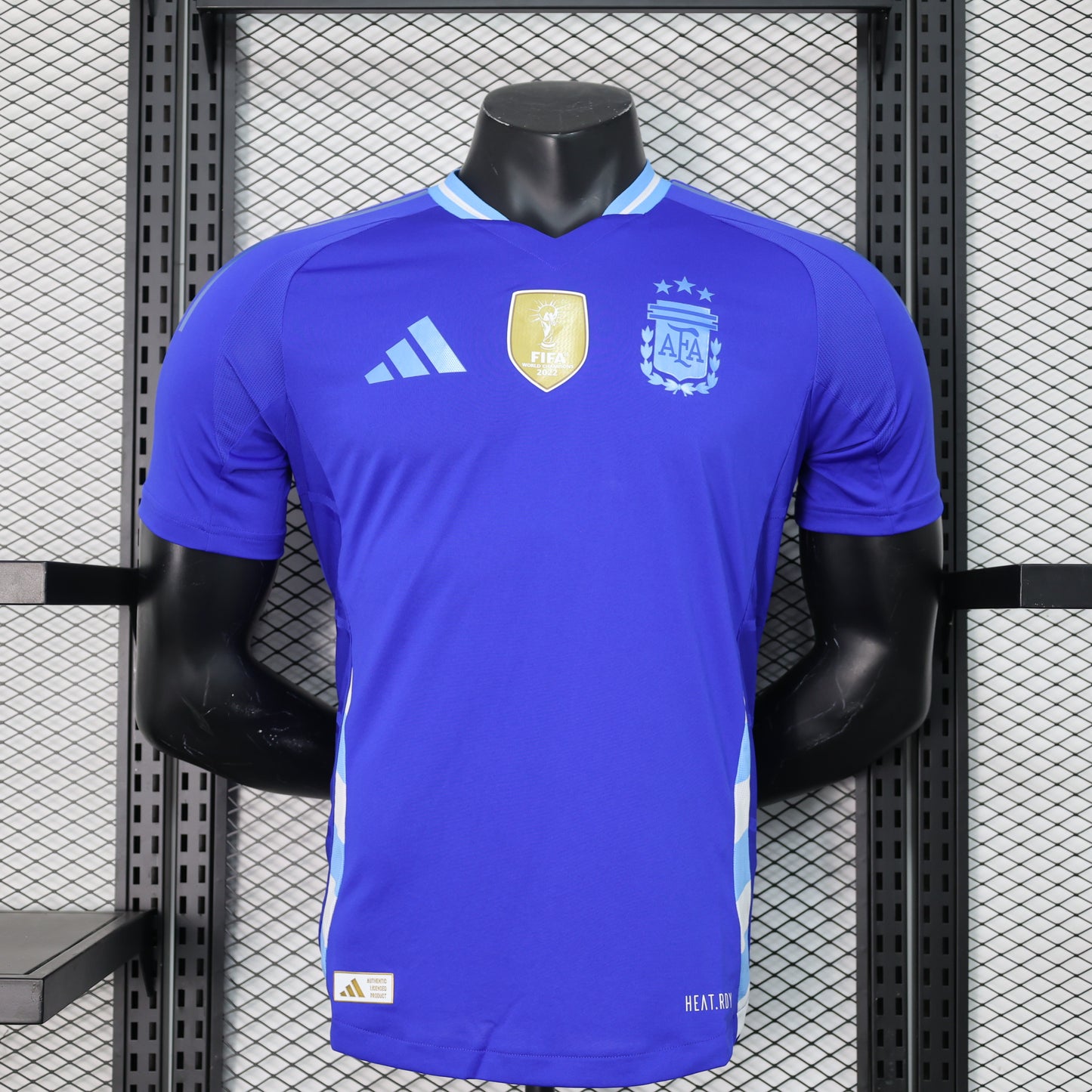 2024 Argentina Away Blue Stadium Jersey