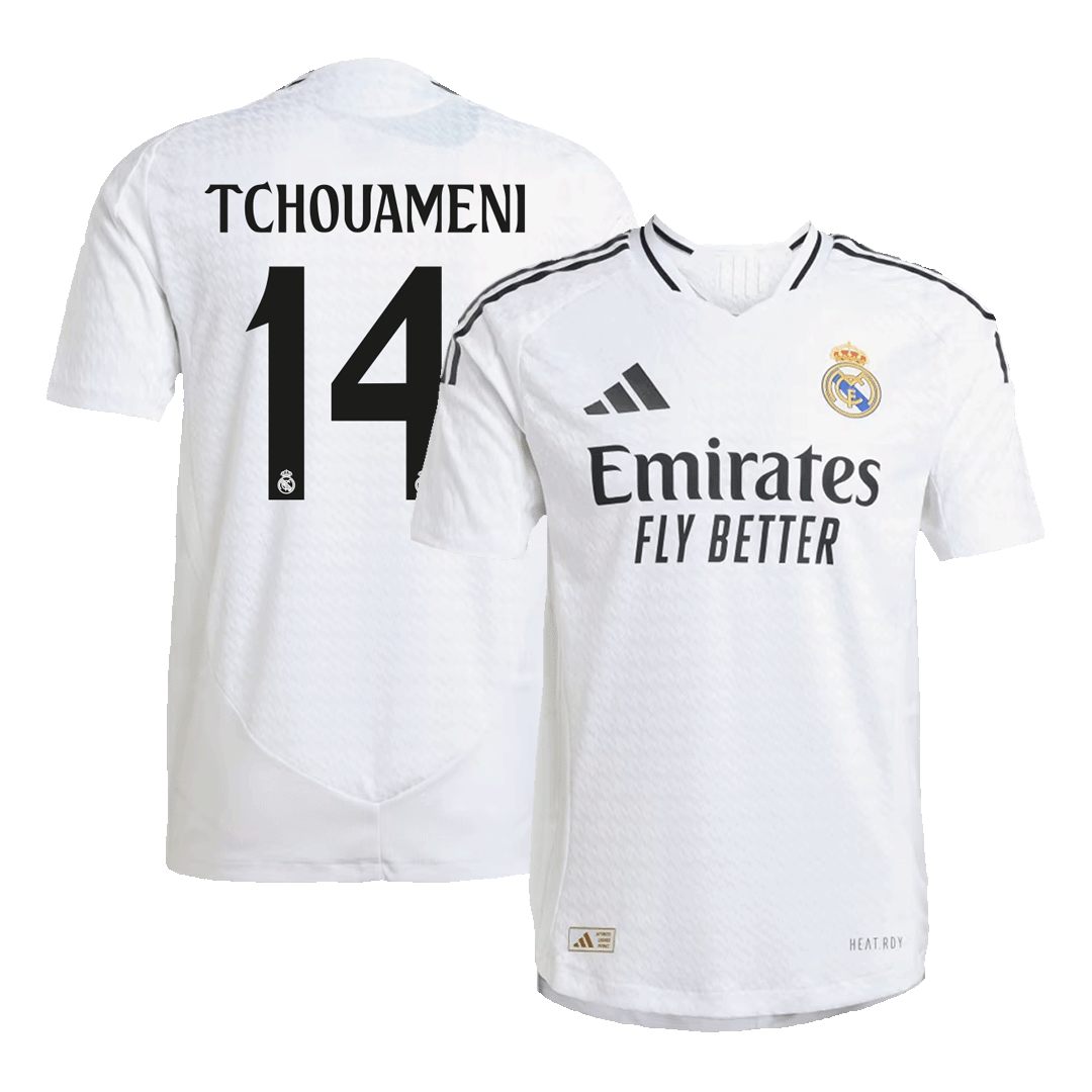 TCHOUAMENI #14 Real Madrid Home Premium Soccer Jersey 2024/25