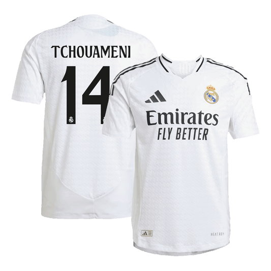 TCHOUAMENI #14 Real Madrid Home Premium Soccer Jersey 2024/25