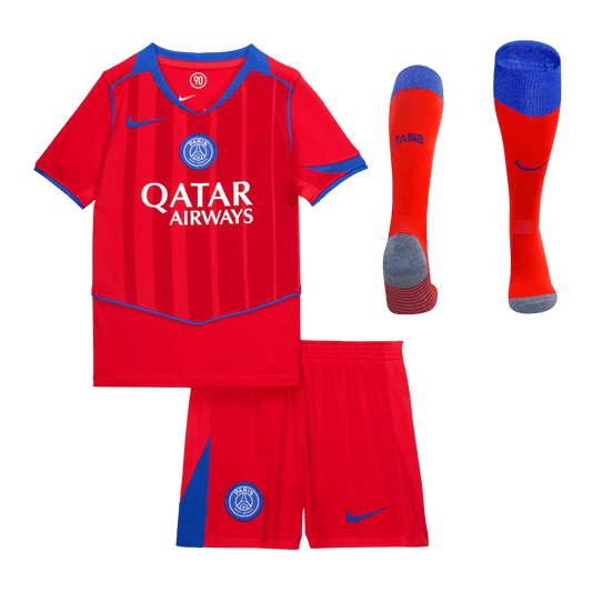 PSG Third Away Kids Soccer Jerseys Full Kit 2025/26