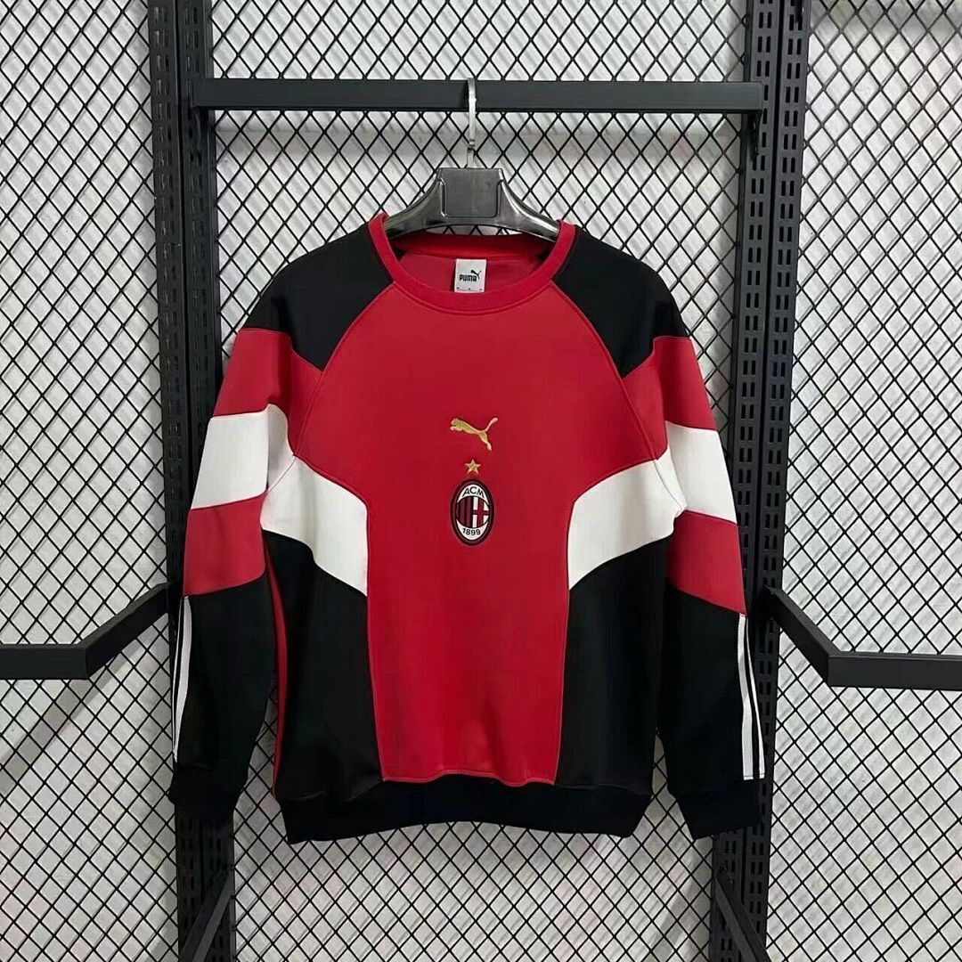 AC Milan 2025/26 Red Sweater TrainingHoodie