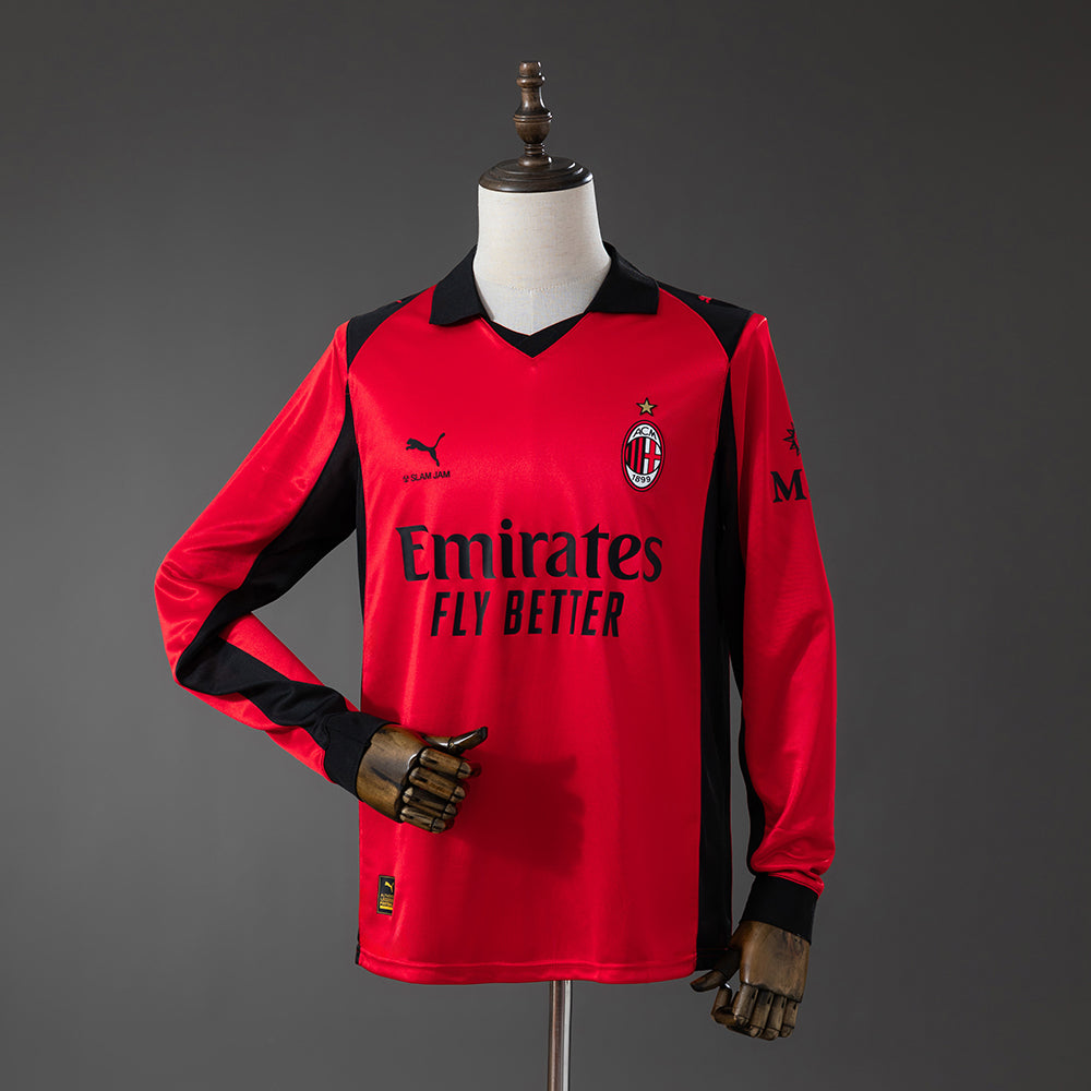 AC Milan x Slam Jam 25/26 Fourth Long Sleeve Fan Jersey