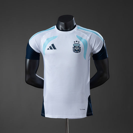Argentina 2026 World Cup Training Soccer Jersey Stadium Jersey White