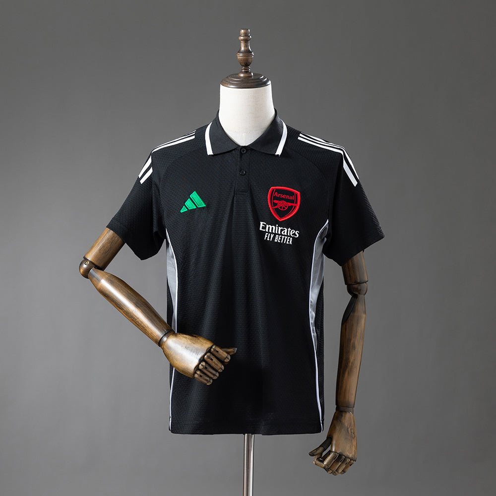 Arsenal 2025/26 POLO Shirt Black