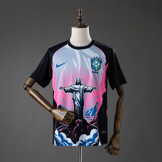 Brazil 2026 Christ the Savior - Pink Fan Jersey