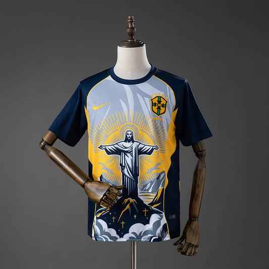 Brazil 2026 Christ the Savior - Yellow Fan Jersey