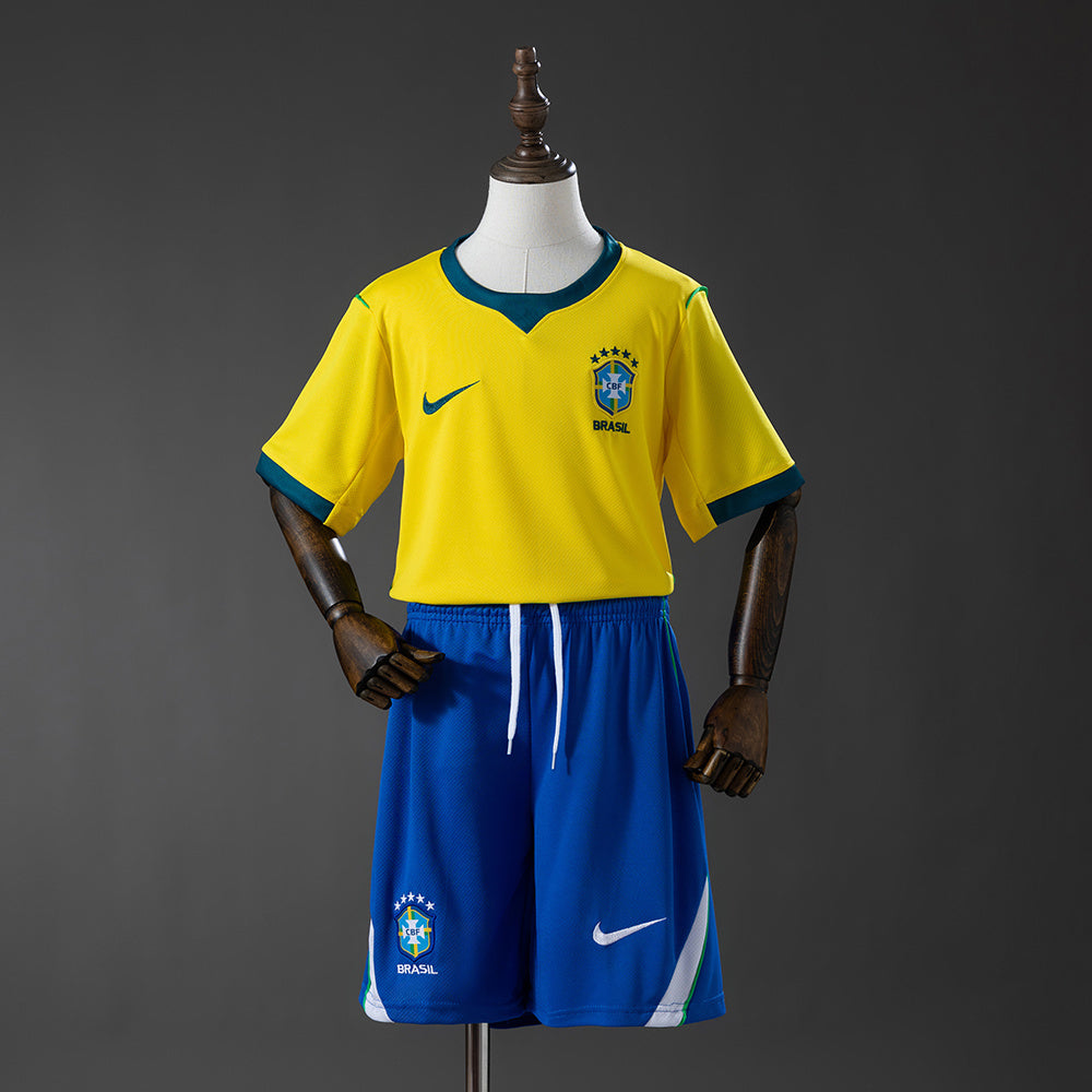 Brazil 2026 Home Kids Fan Jersey