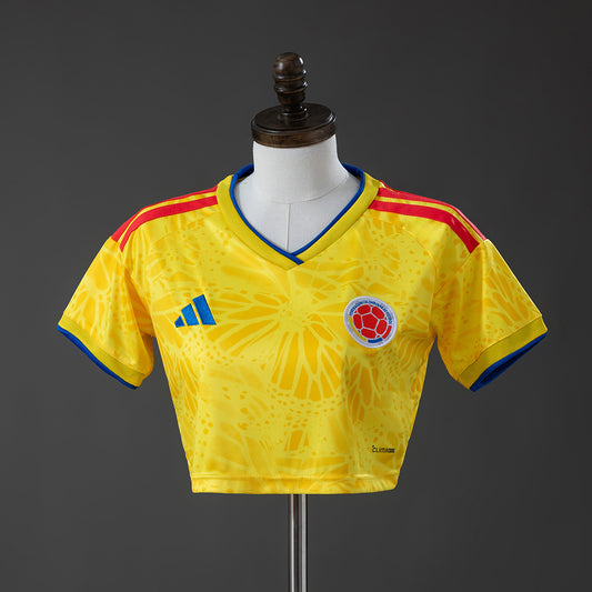 Colombia 2026 Home Women-s Crop Top Style