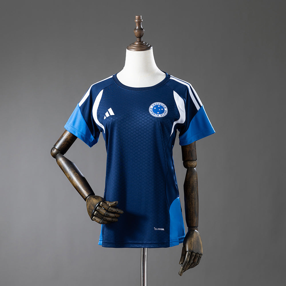 Cruzeiro 2026/27 Training Soccer Jersey Women-s Blue