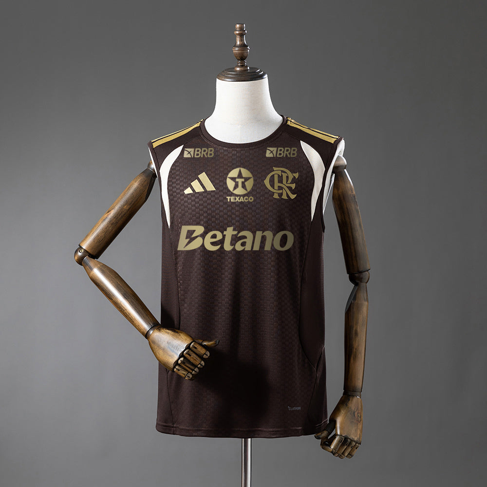 Flamengo 2026/27 Training Sleeveless Jersey Brown