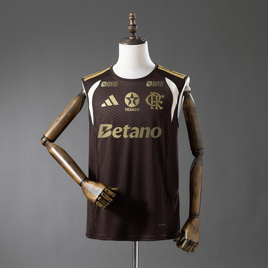 Flamengo 2026/27 Training Sleeveless Jersey Brown