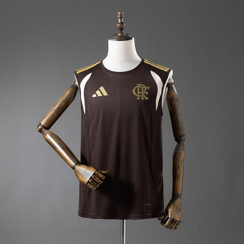 Flamengo 2026/27 Training Sleeveless Jersey Brown