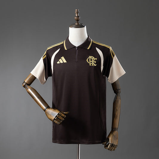 Flamengo 2026/27 Training POLO Shirt Brown