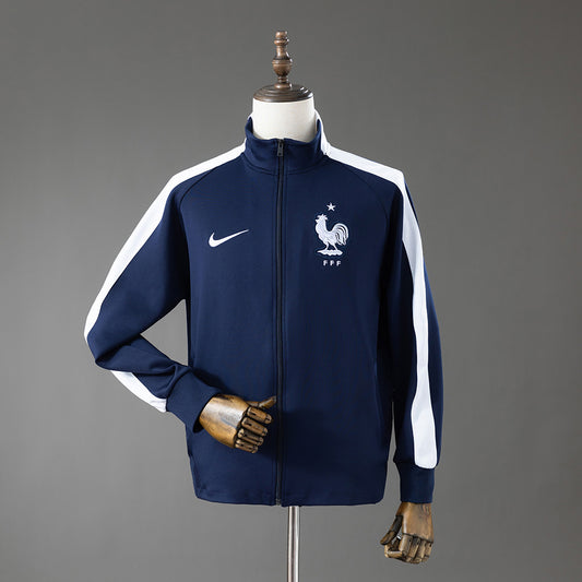 France Les Bleus 2014 Home Retro Jacket Fan Jersey