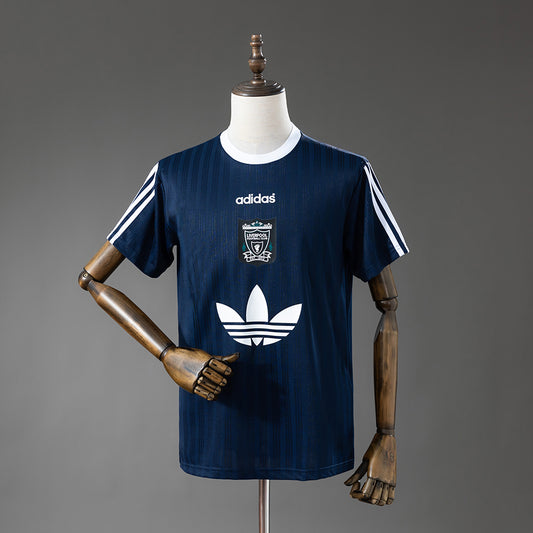 Liverpool Polyester T-shirt 95 Navy Blue