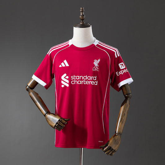Liverpool 2025/26 Home Soccer Fan Jersey