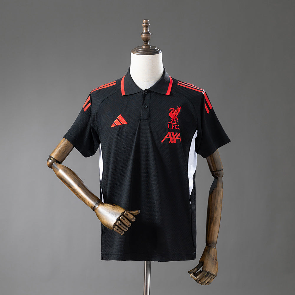 Liverpool 2025/26 POLO Shirt Black