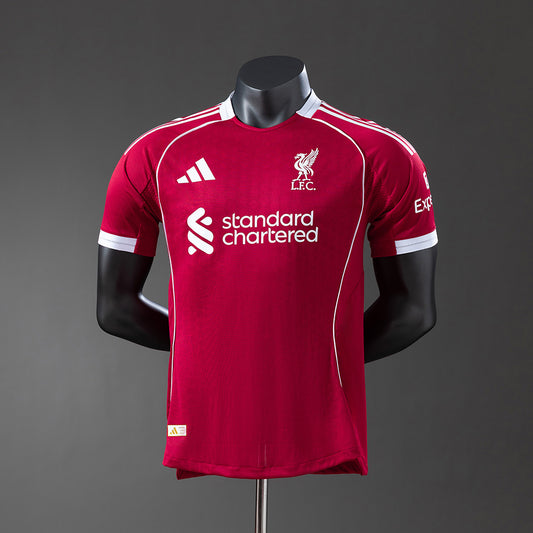 Liverpool 2025/26 Home Soccer Jersey Player Edition