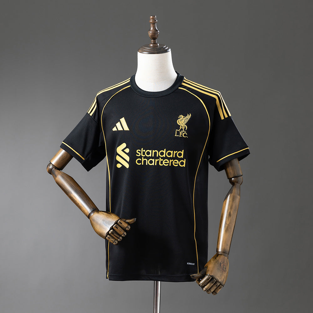 Liverpool 2025/26 Soccer Jersey Black
