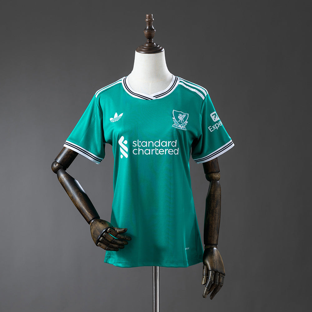 Liverpool 2025/26 Third Away Women Soccer Fan Jersey
