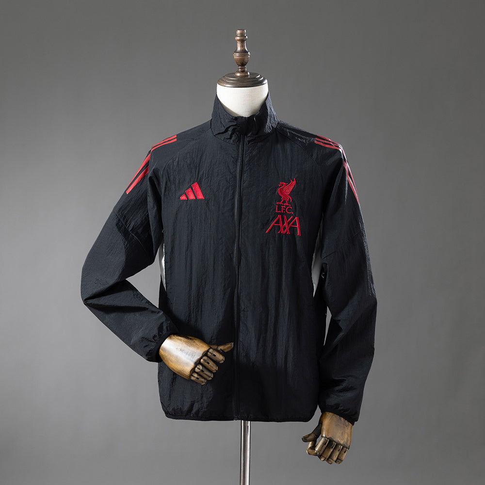 Liverpool 2025/26 Windbreaker Black