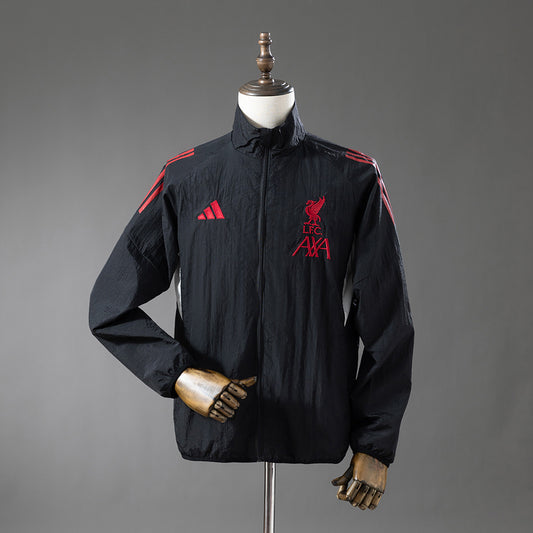 Liverpool 2025/26 Windbreaker Black