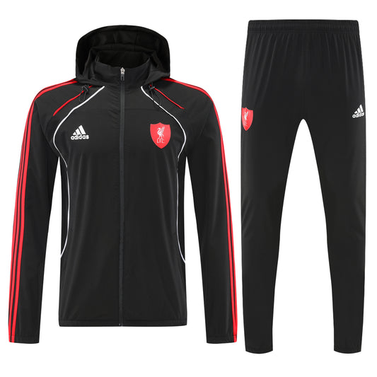 Liverpool 2026/27 Windbreaker Training Suit Black