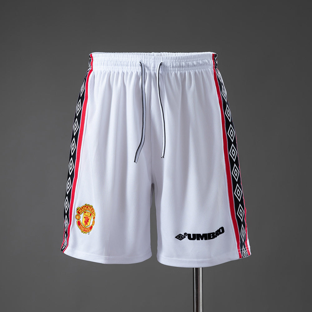 Manchester United 1998 Home Retro Shorts