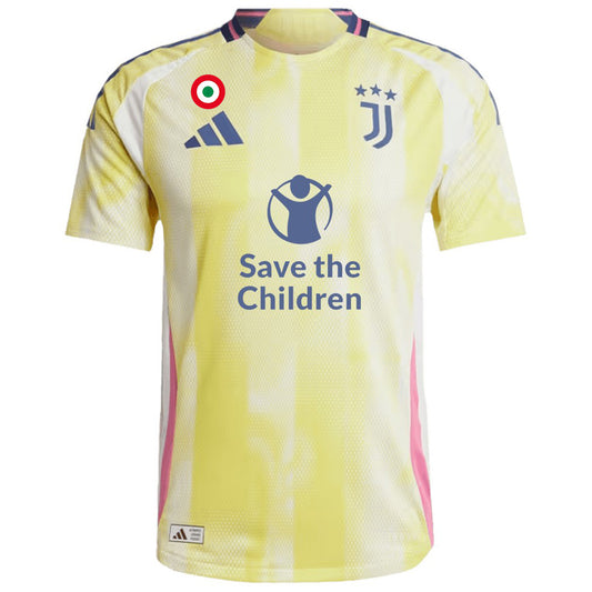 Juventus Away Save Children Sponsor Match Jersey Stadium Jersey 2024/25