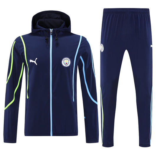 Manchester City 2026/27 Windbreaker Training Suit Blue