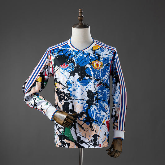 Manchester United 2025/26 Stone Roses Originals Long Sleeve Fan Jersey