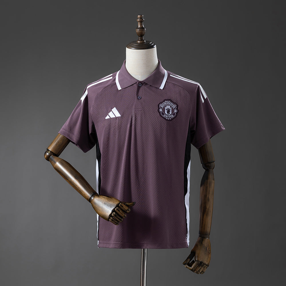 Manchester United 2025/26 POLO Shirt Purple