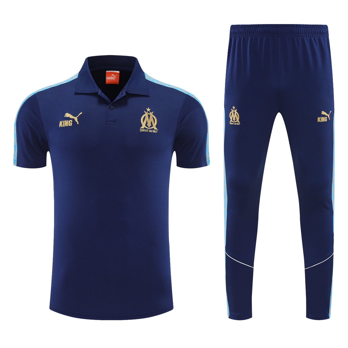 Marseille 2025/26 POLO Training Suit Blue